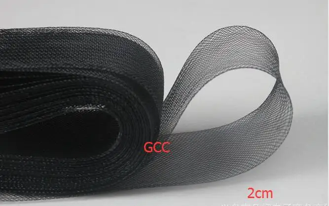 0 8 &quot(2 см) Плоский жесткий серой Common Rail сделано из волокон плотная кринолиновая