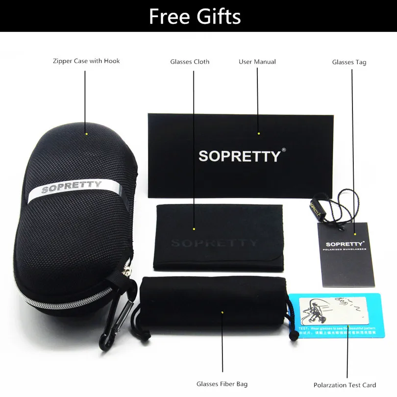 Солнечные очки SOPRETTY S7751 мужские фотохромные поляризационные солнцезащитные