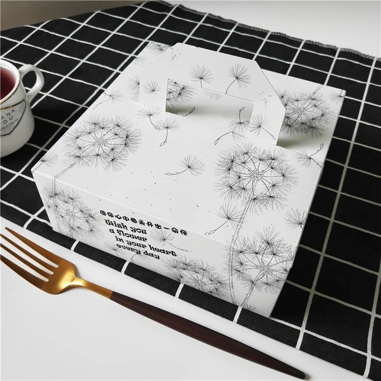 Фламинго узор конфеты печенье в подарок коробка Mooncake Nougat шоколадный десерт коробка Свадебная вечеринка Сувениры портативные декоративные коробки - Цвет: Флуоресцентный желтый