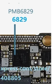 10 шт./лот PMB6829 для iphone XS MAX XR baseband small power ic 6829 | Мобильные телефоны и аксессуары
