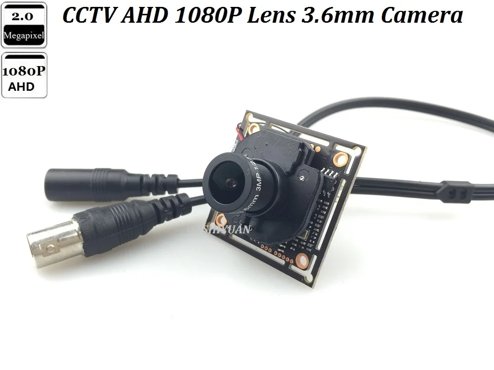 CCTV HD AHD 1080P 2.0MP объектив 3,6 мм IR-CUT CCTV безопасности Мини AHD 2.0MP DIY камера