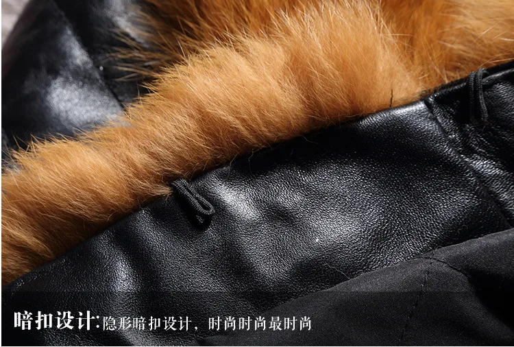 

Detachable Long-sleeved Fur Vest Stitching PU Leather Winter Coat Of Fur Jacket Women's Vest 2020 Fashion Slim Short Fur Vests