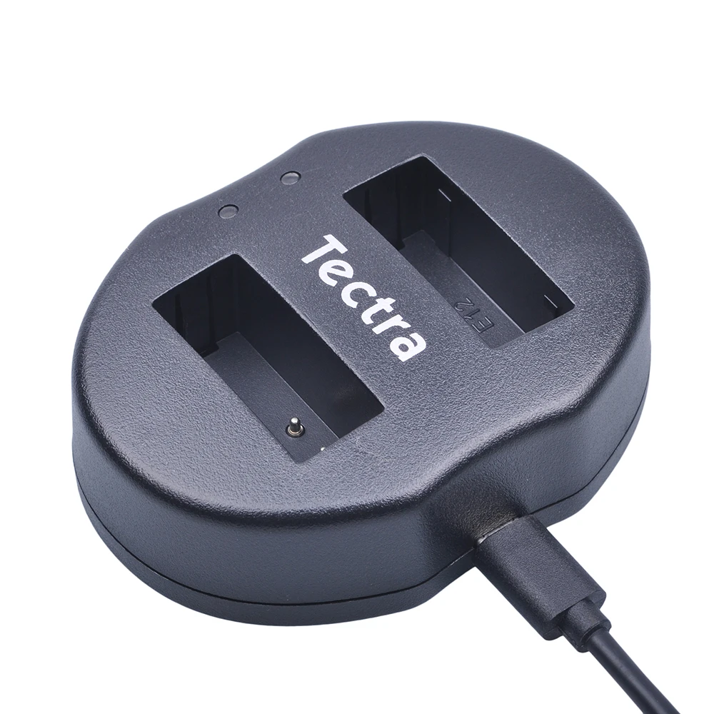 Tectra LP-E12 LPE12 LP E12 2-портовое USB двойное зарядное устройство для Canon EOS M M2 100D Kiss X7 Rebel SL1