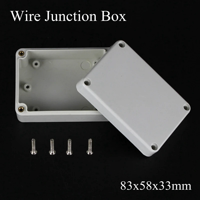 83x58x33mm ABS Waterproof Junction Boxes Connection Outdoor Indoor Distribution Monitoring Box Electric Enclosure Case IP65 |