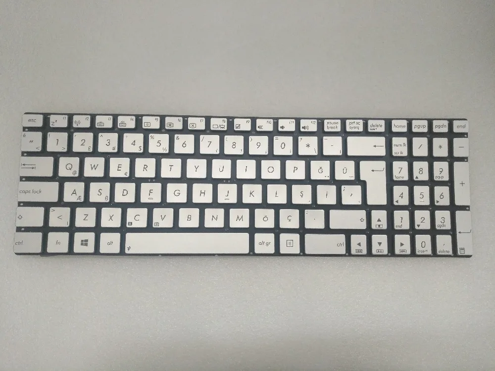 Новинка оригинальный турецкий Klavye для ASUS N56 N56V N76 N76V N76VB N76VJ N76VM N76VZ U500VZ N56VV N56VZ с