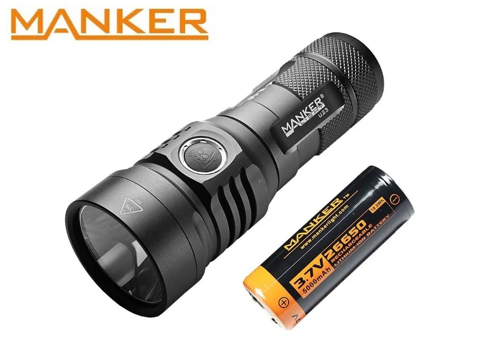 Manker U23 2000 люменов XHP 35 HD светодиодный фонарик Type C USB W 5000mAh перезаряжаемый 26650