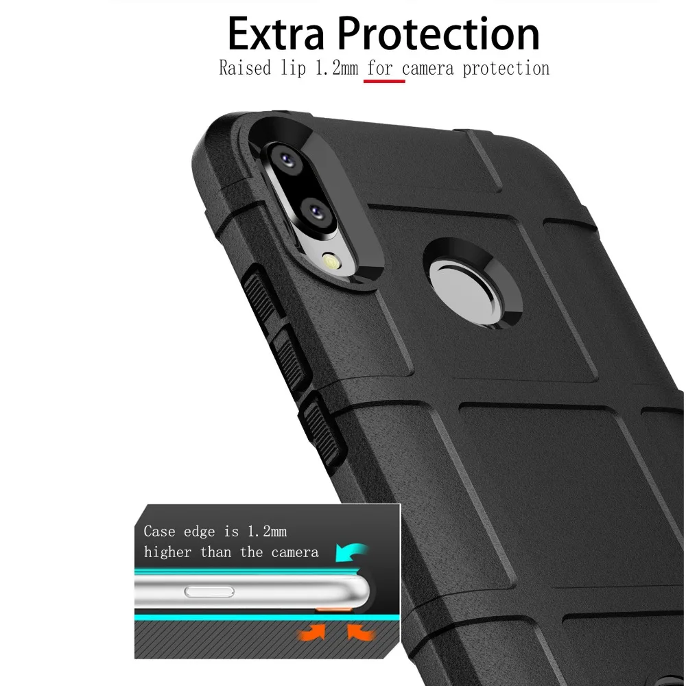 IDOOLS чехол для huawei Y9 2019 мягкий тонкий защитный матовый Анти-отпечатков пальцев