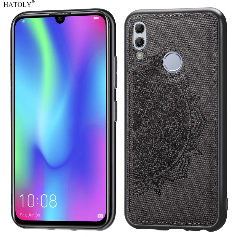 Чехол для Huawei P Smart 2019 чехол Y6 Y7 P30 Pro Honor 8A тпу рамка тканевый телефона 2019|Бамперы| |