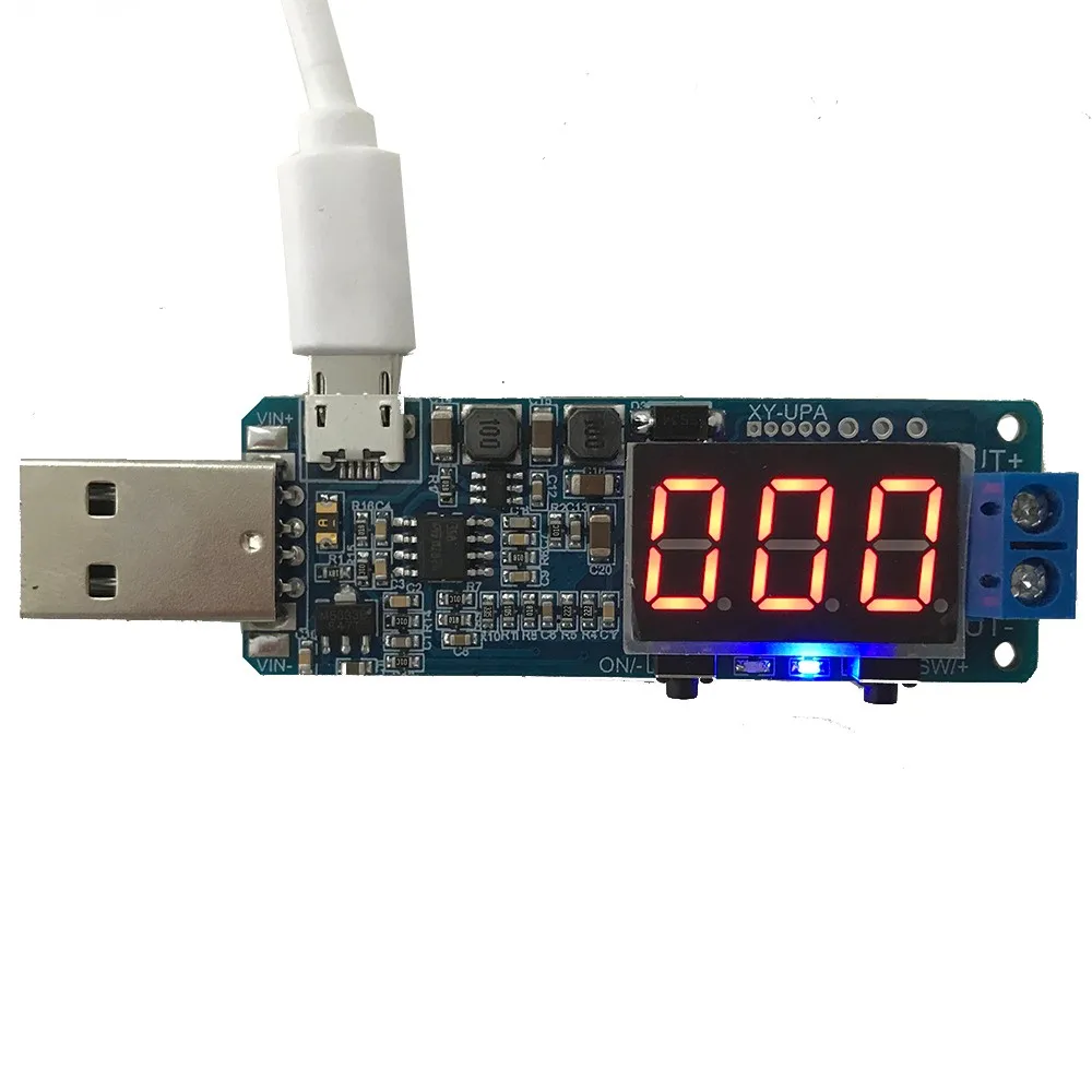 DC-DC Boost Buck Converter USB Step UP / Down Power Supply Module Adjustable Out DC 1.2V-24V 5V to 3.3V 12V | Электронные