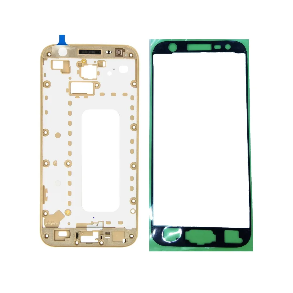 Для Samsung Galaxy J3 Pro 2017, J330, J330F, J330G, J330FD, оригинальный новый корпус ЖК-дисплея, передняя панель, средняя рамка с клеем