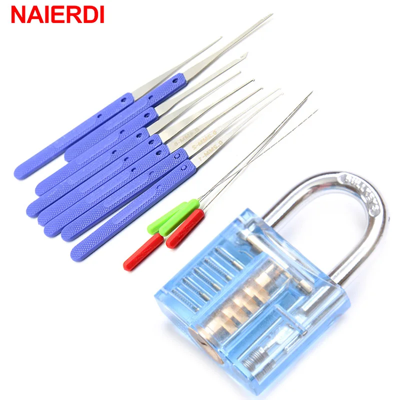 Набор инструментов NAIERDI для слесарной ручки практический висячий замок