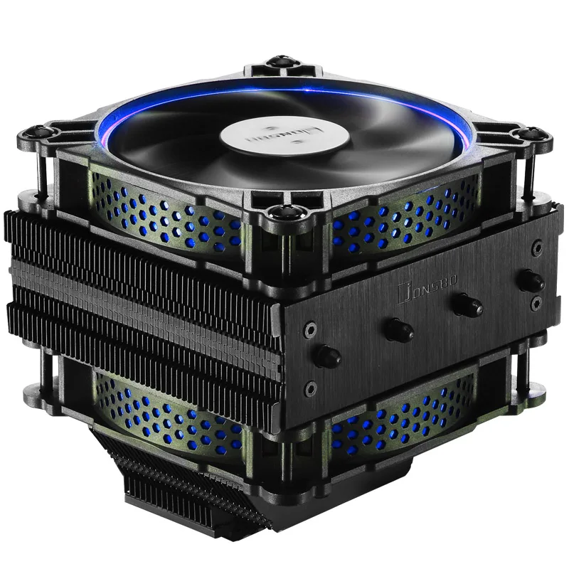 Jonsbo RGB радиатор для процессора 6 тепловых трубок двойной вентилятор|double fan|cpu heatsink6