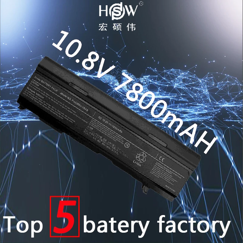 HSW Аккумулятор для ноутбука Toshiba Satellite M55 S331 S3311 Pro A100 M50 Tecra A3 100 106 114 141 bateria|battery for