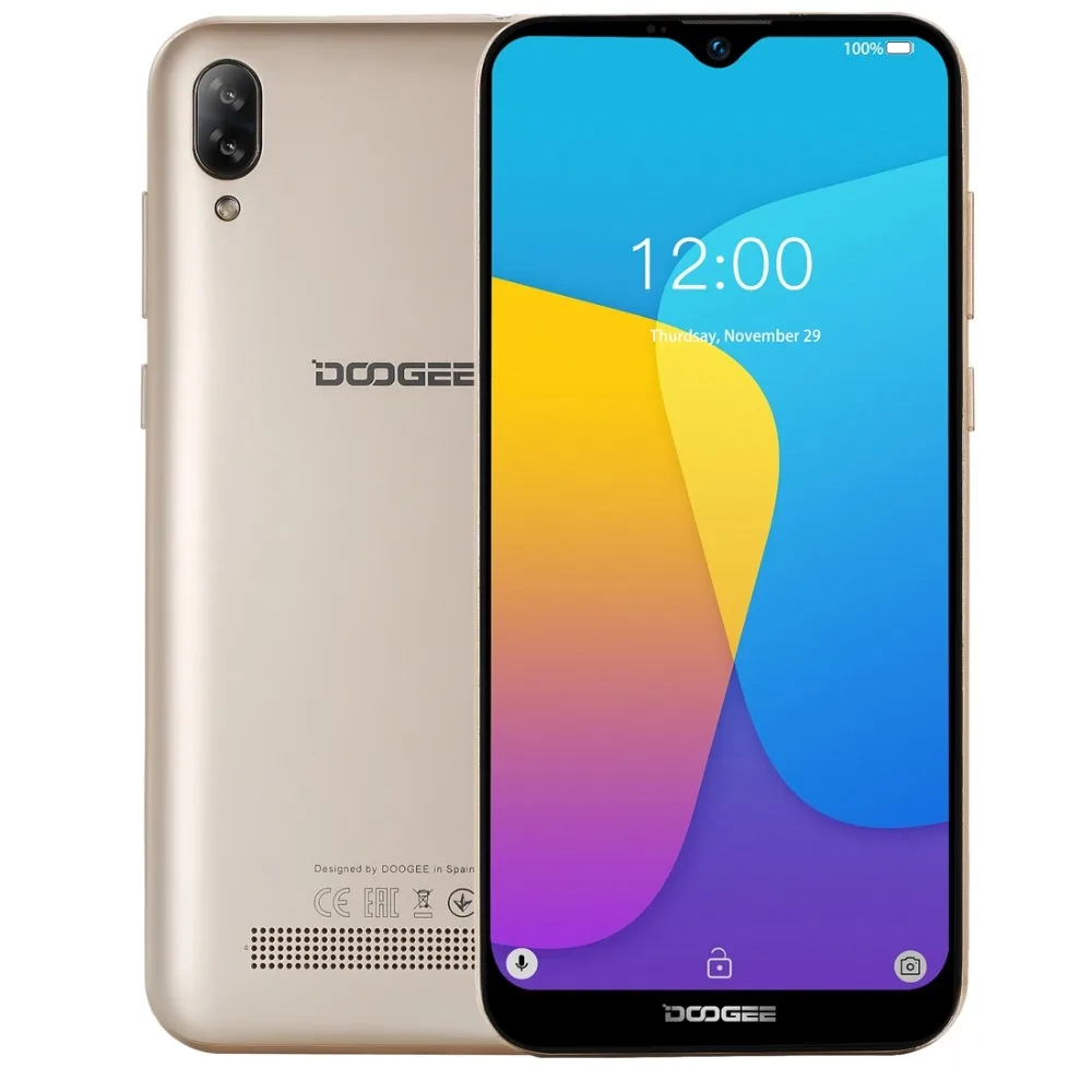 Doogee Y8C Face разблокирован мобильный телефон Android 8 1 сотовый водослива экран 6 'ཏ:9