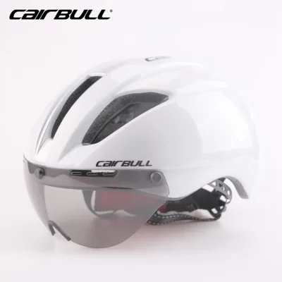 color 1 Велосипедный шлем TT с очками, велосипедный шлем, дорожный MTB велосипедный шлем, ультралегкий спортивный защитный шлем, Триатлон, для езды на велосипеде - Цвет: color 1