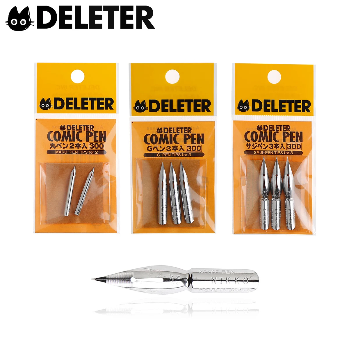 2 шт. Топ Япония удалитель Солнечный свет/зебра серия комикс D Tib Dip Ручка перо