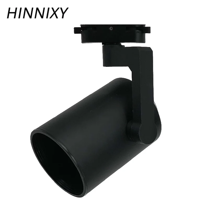 Hinnixy LED Par30 12W E27 трек лампа 100 240V 1200lm пластик черный белый корпус теплый