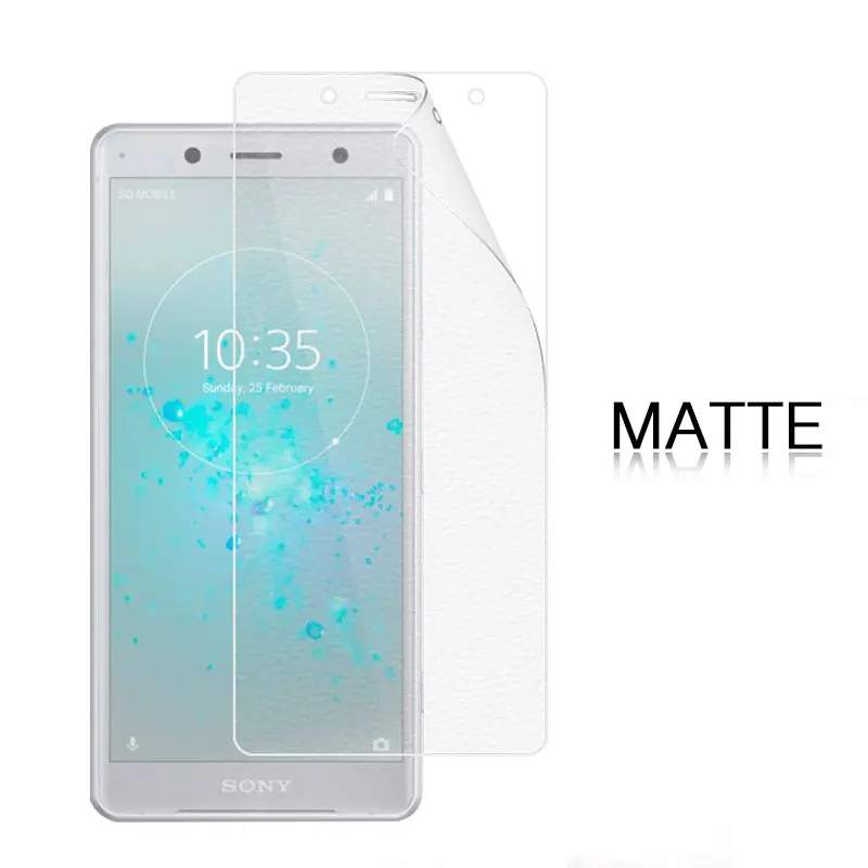 Антибликовая матовая пленка для Sony Xperia XZ2 Compact H8314 H8324 5 в HD прозрачная глянцевая с