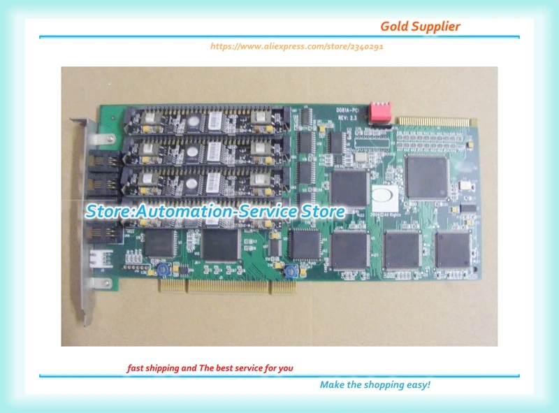 

D081A-PCI REV: 2,3 DN081A Голосовая карта с четырьмя модулями