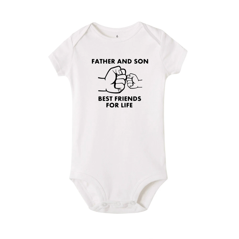 Padre e Hijo, mejores amigos para la vida, ropa a juego para la familia, camiseta para la familia, ropa a juego Para pap&aacute; y beb&eacute;, padre e hijo-4