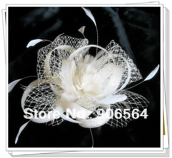 

Charming Sinamay Fascinator Hats Good Bridal Hat Gril Cocktail Hat Very Nice Feather Millinery Headwear 17Color Available MSF224
