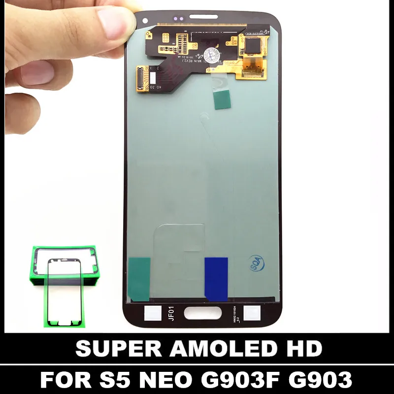 Для Samsung Galaxy S5 Neo G903 G903F ЖК дисплей для телефона AMOLED LCDs сенсорный дигитайзер экран