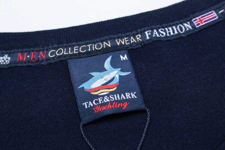 Мужская футболка TACE & SHARK billion новинка 2017 года стильная Осенняя модная свободная