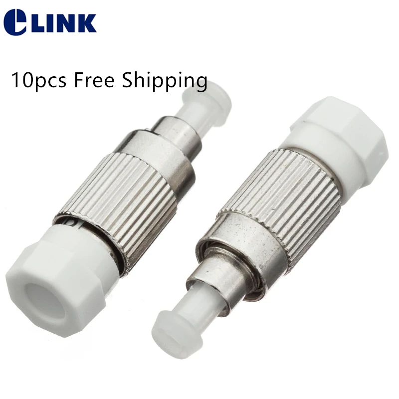 10pcs FC UPC fiber FM attenuator female to male plug type 0db 1dB 2db 3db 5dB 7dB ftth optical attenuator Free Shipping ELINK