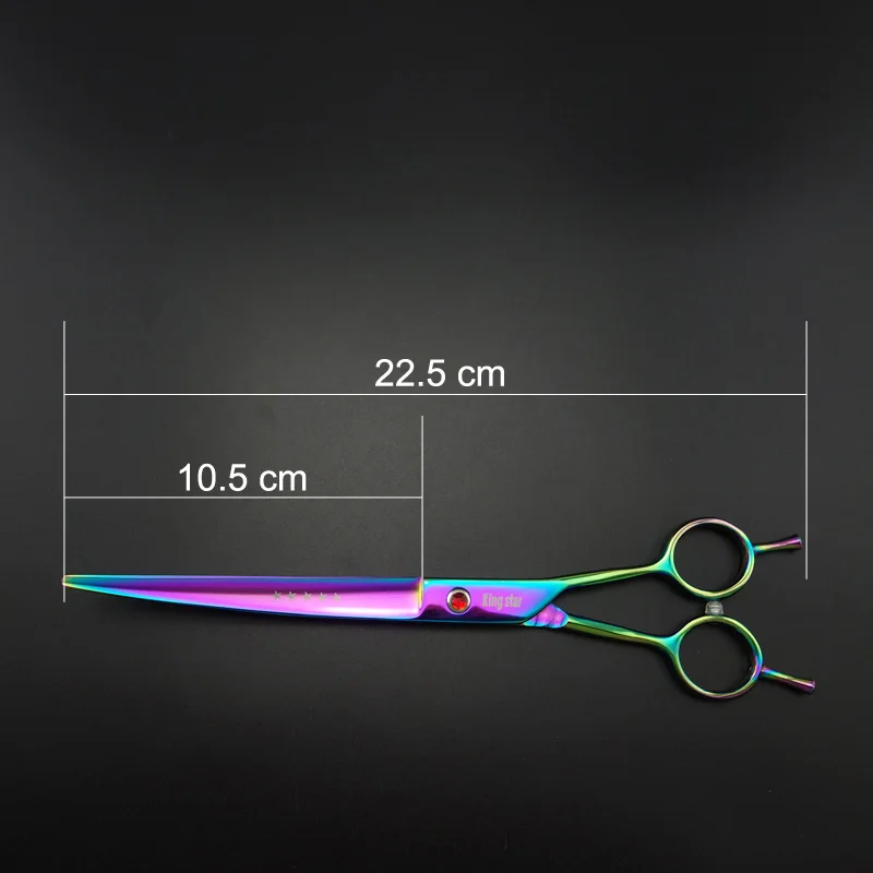 8 дюймовые профессиональные ножницы для домашних животных изогнутые собак уход