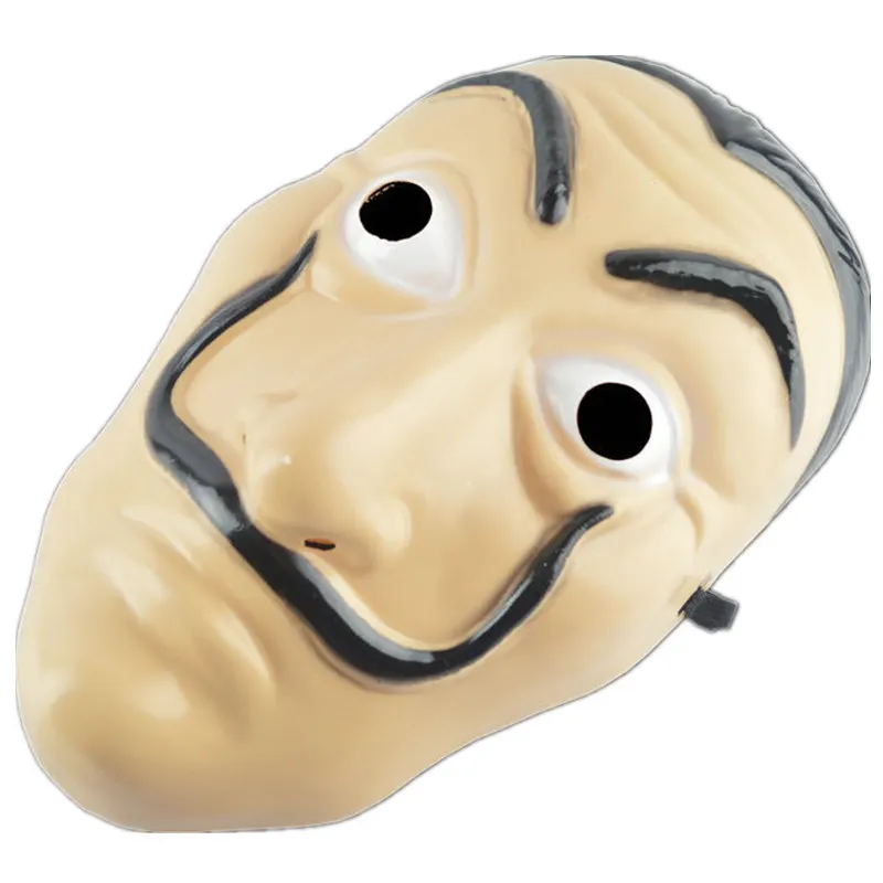 Halloween Party Salvador Dali Cosplay Movie Mask Money Heist The House of Paper La Casa De Papel Costume Face | Тематическая одежда