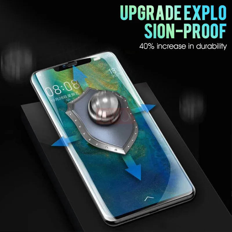 3D полная Защита экрана для Huawei P30 P20 Pro Mate 20 Lite мягкая защитная Гидрогелевая пленка