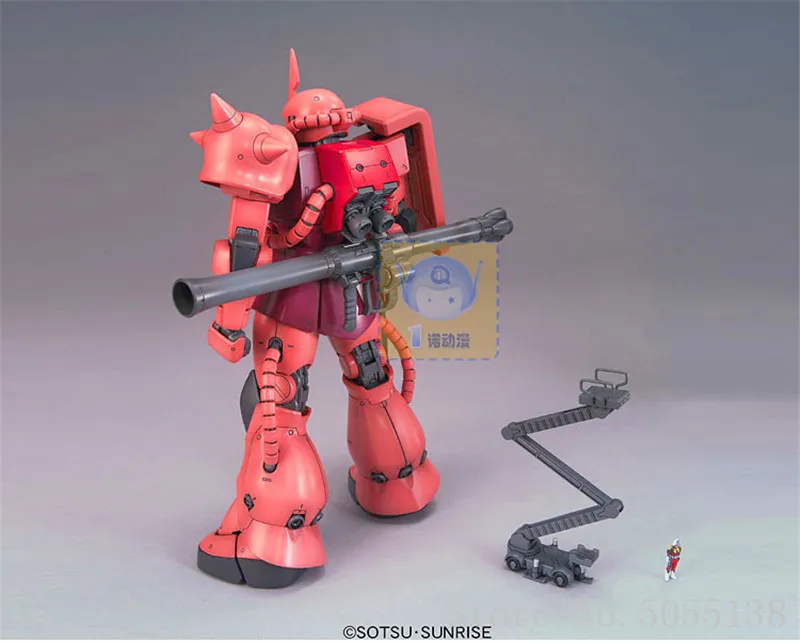 Bandai Gundam модели в наличии на складе сборе 49834 мг 1/100 MS-06S CHAR S Заку Ver2.0 робот Гандам