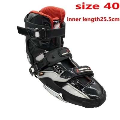 black size 40 Роликовые коньки для взрослых R5-S только сапоги - Цвет: black size 40