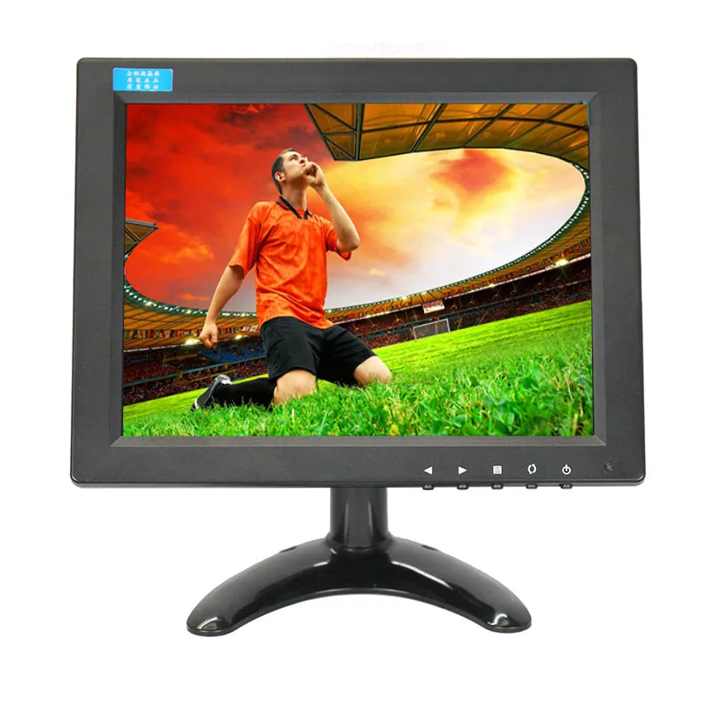 Шэньчжэнь 9,7 inch индустриальный lcd монитор с работающего на постоянном токе 12 В в вход для камеры видеонаблюдения