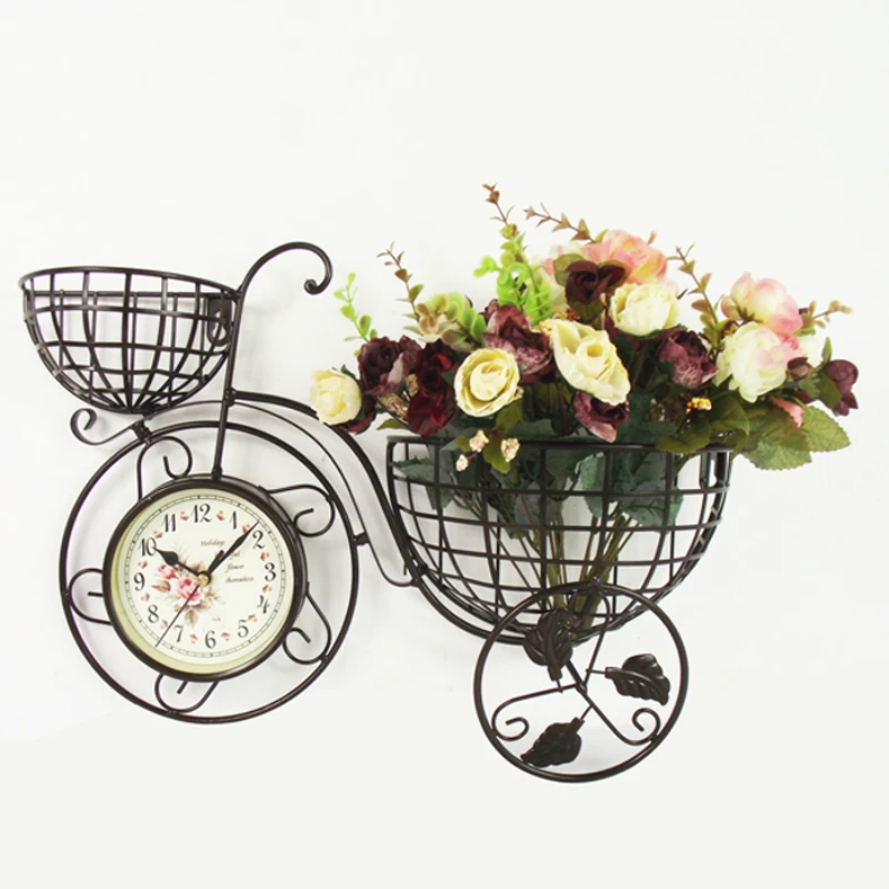 

Creative Wall Clock Decoration Personality Iron Bicycle Clock Wall Decoration