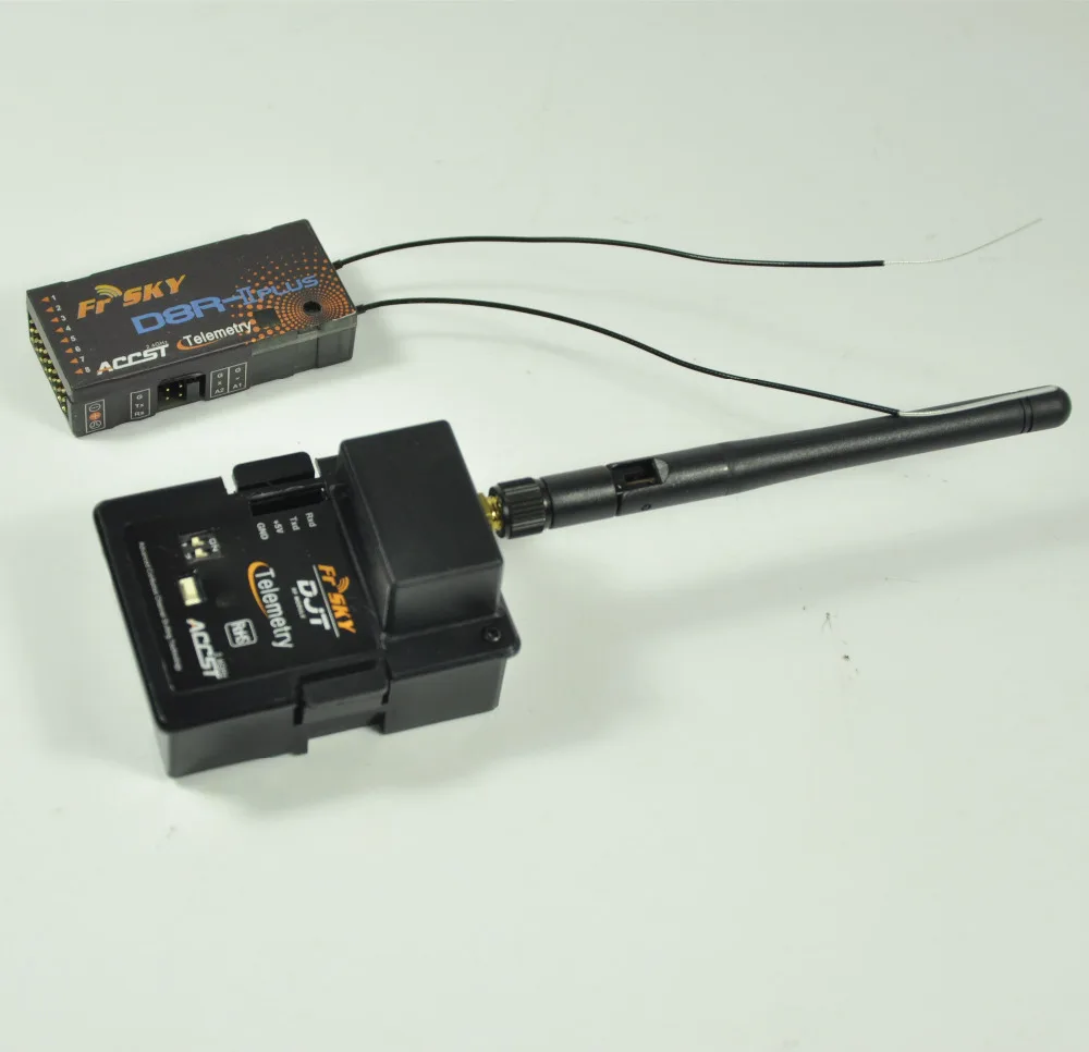 FrSky DJT 2,4 Ghz двухсторонний комбинированный пакет для JR w/модуль D8R-II Plus приемник совместим с FrSky DFT DJT DHT DHT-U