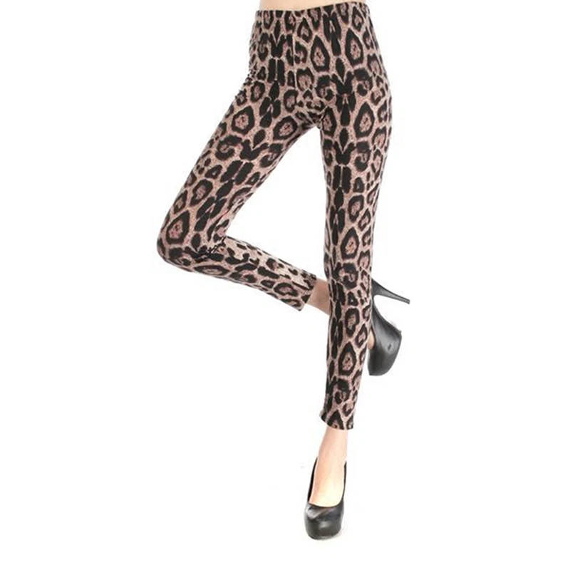 Bigsweety Women Fitness Push Up Pants New Sexy Highstreet Leopard Print Long Leggings High Waist Elasticity Workout | Женская одежда