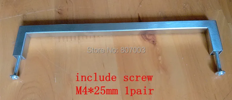 (Длина: 50 мм) 10 мм квадратный стержень из нержавеющей стали ручка кухонного шкафа