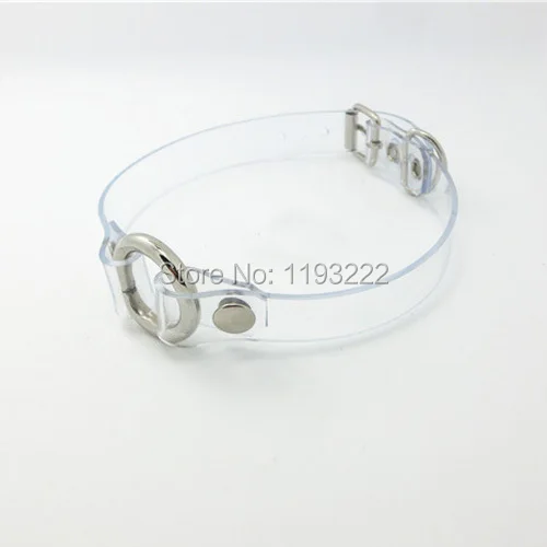 Модные ювелирные изделия Круглый ожерелье прозрачный ПВХ кожаный металлический