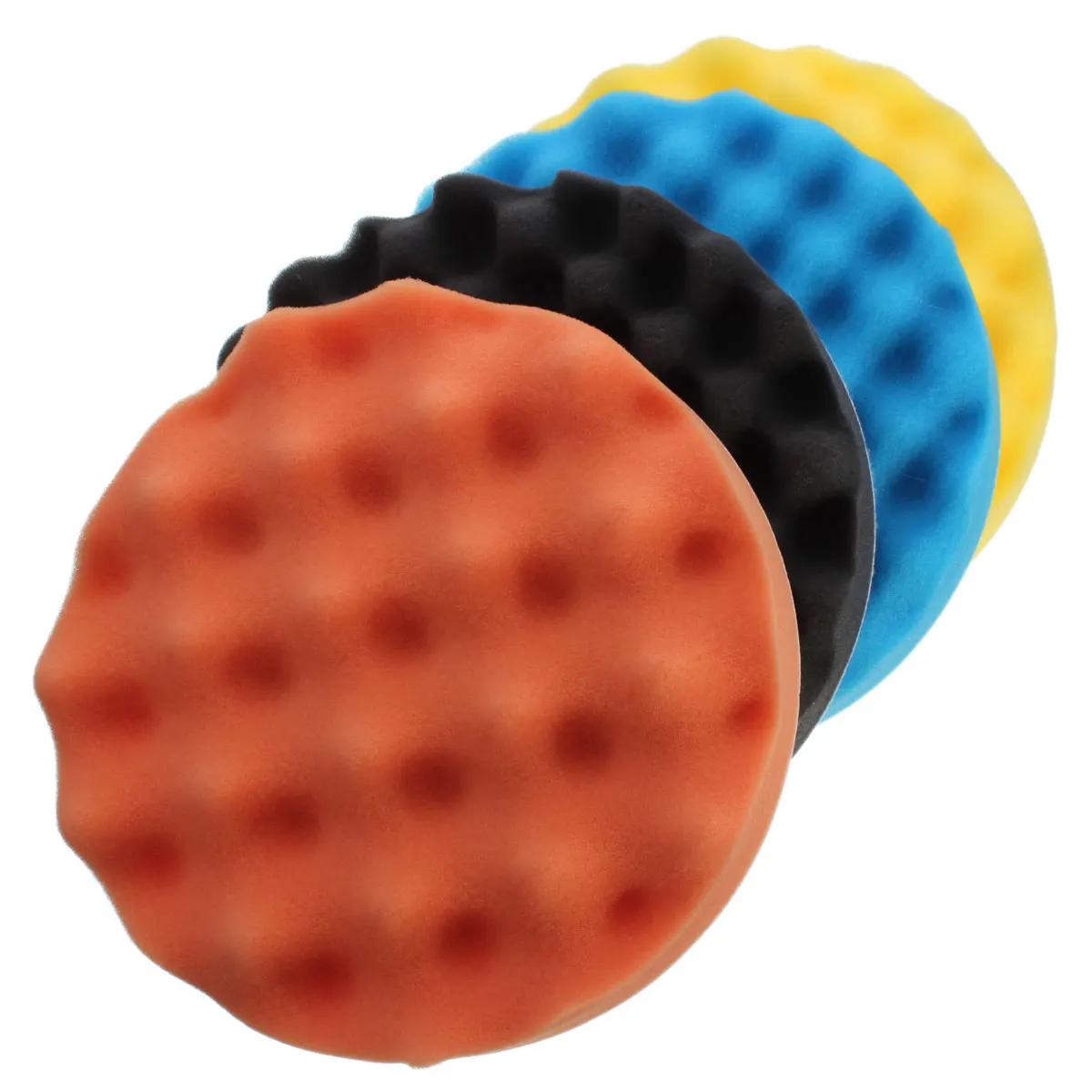 4Pcs/Set 3 - 7 Inch Buffing Polishing Sponge Pad Kiit For Car Auto Polisher individually polished Use |