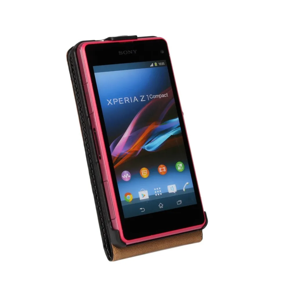 Магнитный флип-чехол для sony Xperia Z1 Z2 Z3 Mini Z4 Z5 Compact mini Чехол для мобильного телефона