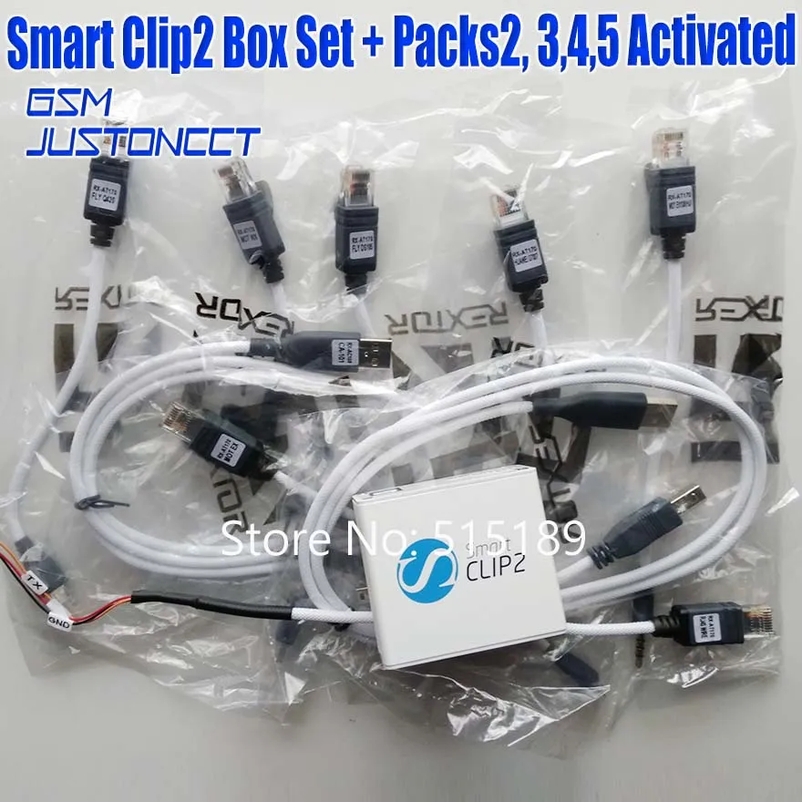 Оригинальный Новый Smart Clip2 Box Clip 2 базовый набор с Packs2 3 4 5 активированных