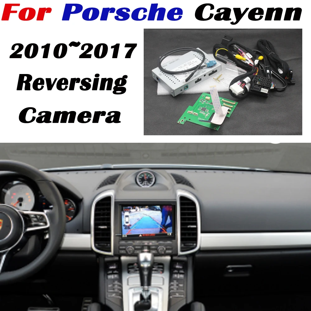 Камера заднего вида для Porsche Cayenn 2010 ~ 2020 подключение оригинального экрана дисплей