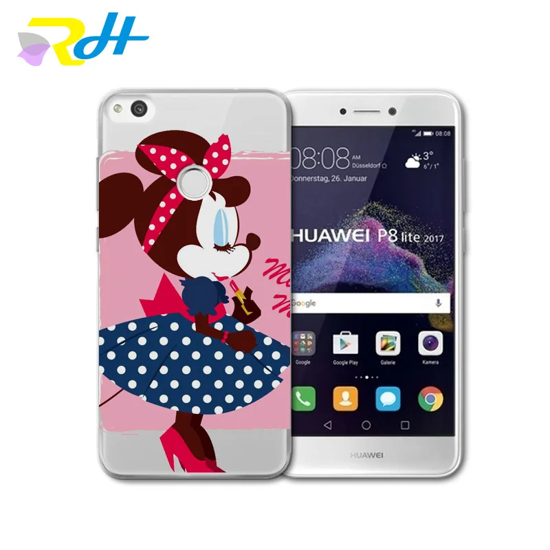 Для funda Huawei P20 Pro Coque Etui Mickey Minnie чехол для lite 2019 Модный P10 Lite P9 Plus|Чехлы-накладки| |