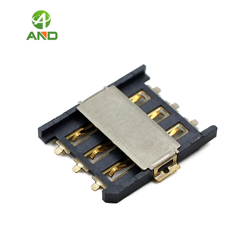 10 шт. разъем для nano SIM карты 6 контактных разъемов карты|plug in|tape tapecontact connector |