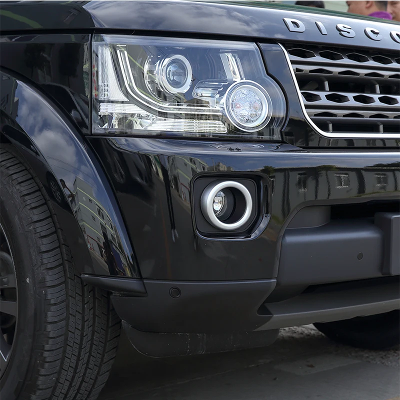 Для Land Rover Discovery 4 LR4 2014 2016 автомобильные аксессуары ABS Черный Хром Передняя