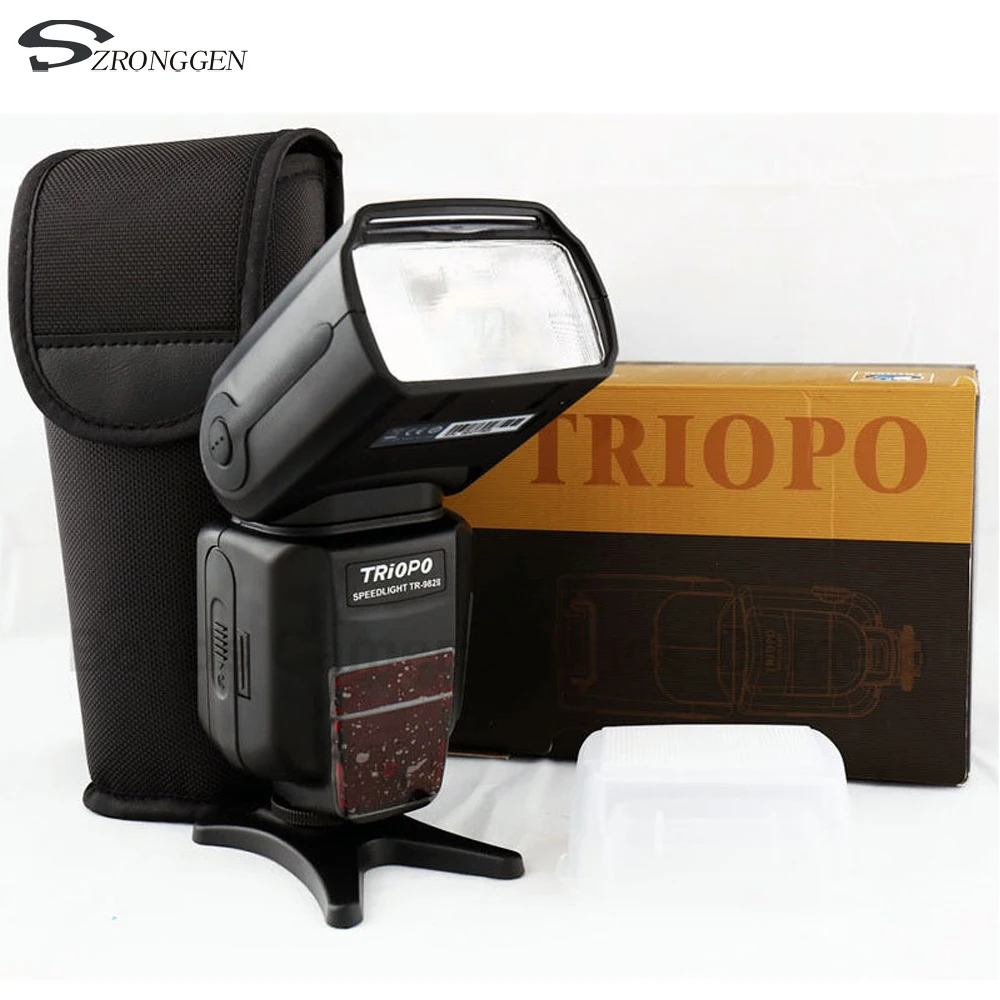 2018 TRIOPO TR 982 II Беспроводная Master Slave Камера Flash 1/8000 HSS Speedlite для Nikon D90 D7000 D3 D4 D700 DSLR