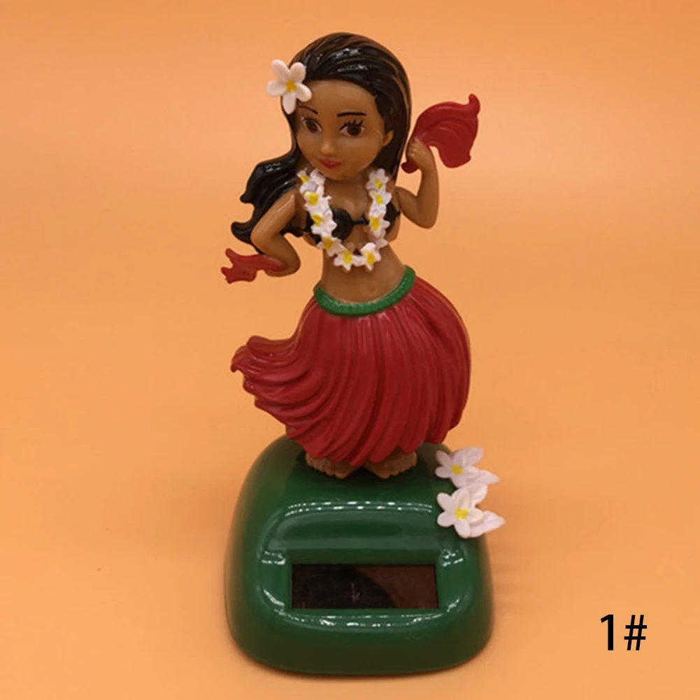 Прочная Экологичная качающаяся игрушка Bobble Hula Girl танцующая машинка на солнечных