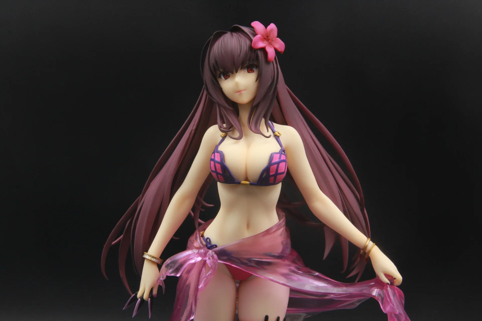 Японское аниме фигурка Fate/Grand Order Assassin Scathach в купальнике милая фигурка девушка из полихлорвинила 26 см Модель Коллекция фигурка кукла
