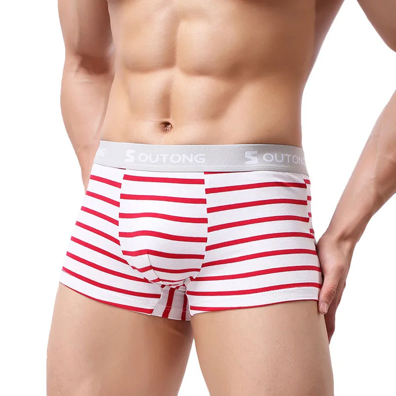 Нижнее белье Cueca хлопковые боксеры для мужчин 4 шт.|Мужские трусы боксеры| |